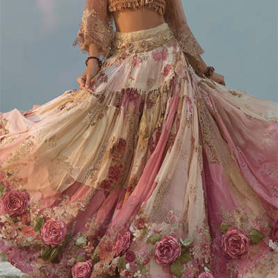 Women's Loose And Casual Fashionable 3D Printed Skirt